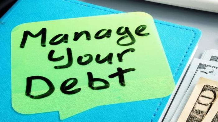 Debt management tips manage debts